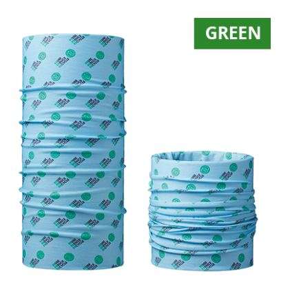 Multifunktions-Rundschal Recyceltes PET (RPET) mit All-over-Bedruckung