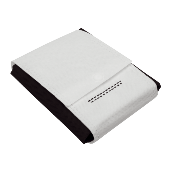 Faltbare Einkaufstasche mit Druckknopf 80 gr / m2