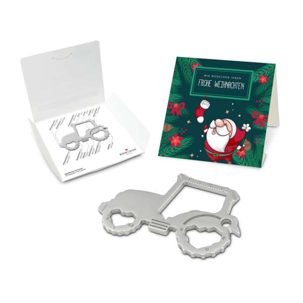Geschenkartikel: ROMINOX® Key Tool Funktionen) im Motiv-Mäppchen Frohe Weihnachten