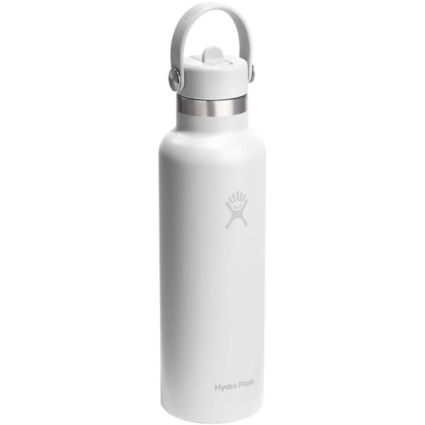 Hydro Flask Standard Mouth 621 ml isolierte Edelstahl Trinkflasche mit Strohhalmverschluss