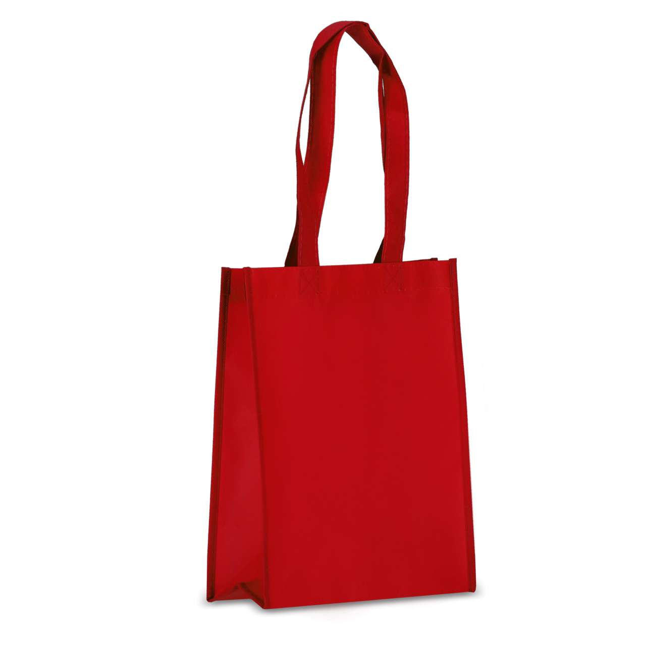 R-PET Tragetasche aus laminiertem Non Woven 24 x 11 x 30cm 105g / m²