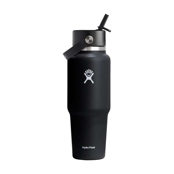 Hydro Flask Wide Mouth Travel Bottle with Flex Straw Cap 946 ml Wasserflasche