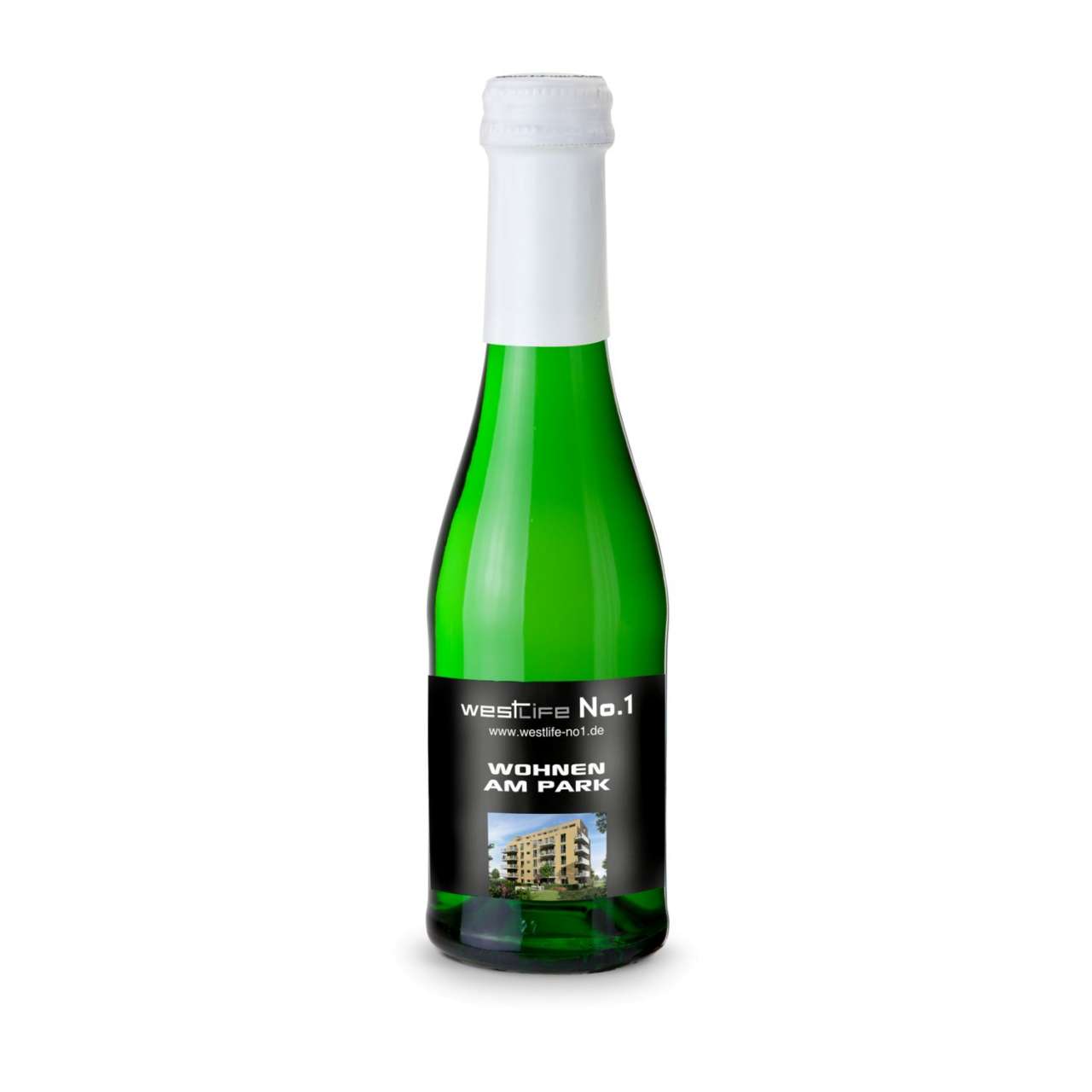 Sekt Cuvée Piccolo - Flasche grün - Kapselfarbe, 0,2 l