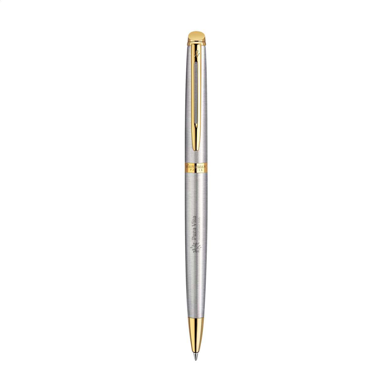 Waterman Hémisphère Kugelschreiber Silber-blau
