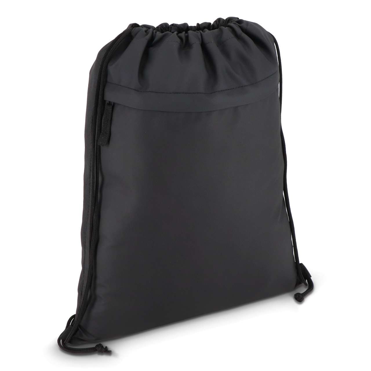PU-beschichtete R-PET 600D Kordeltasche 33 x 42 cm