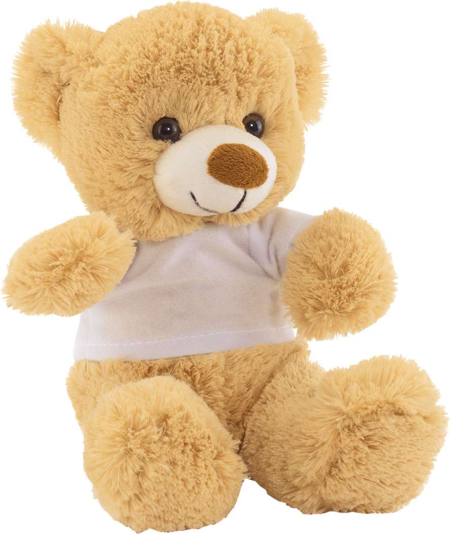 Plüsch-Bär ALEXANDER mit weißem T-Shirt (separat gepackt)