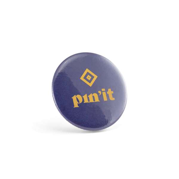 Button P'IN 8 Button P'IN 8 Runder Pin mit doppeltem Magnetverschluss