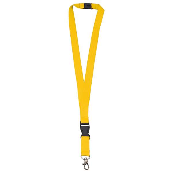 Polyester-Lanyard 20mm mit Schnalle und Haken