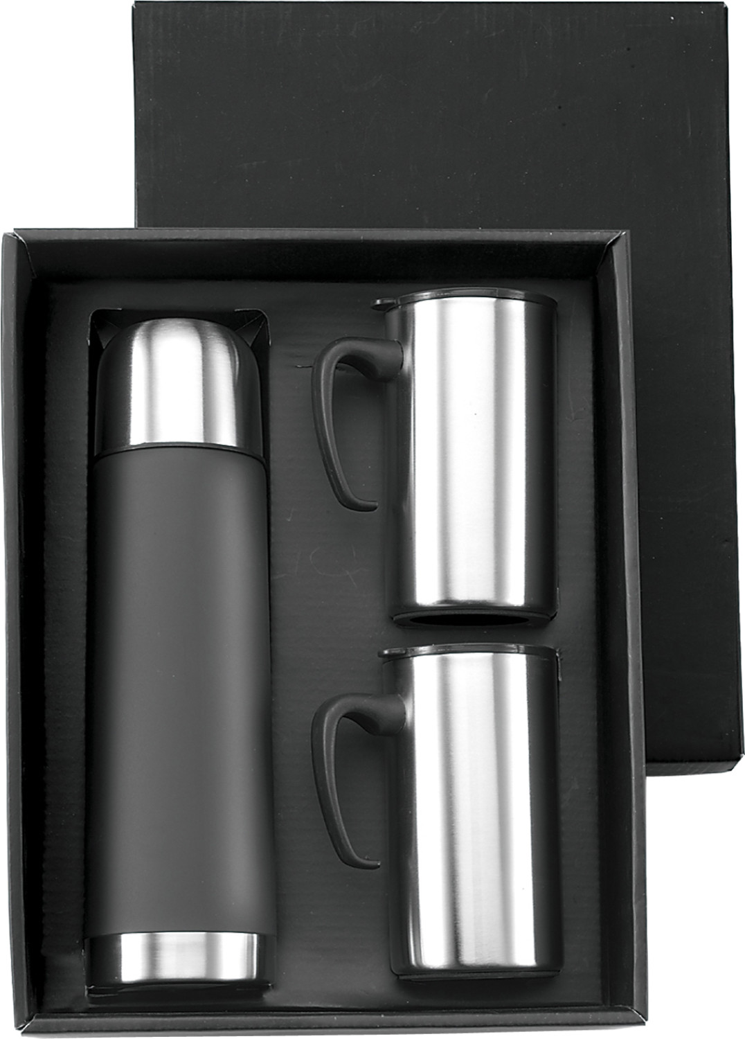 Vacuum flask set. Zippo 3-in-1 Thermos Flask.