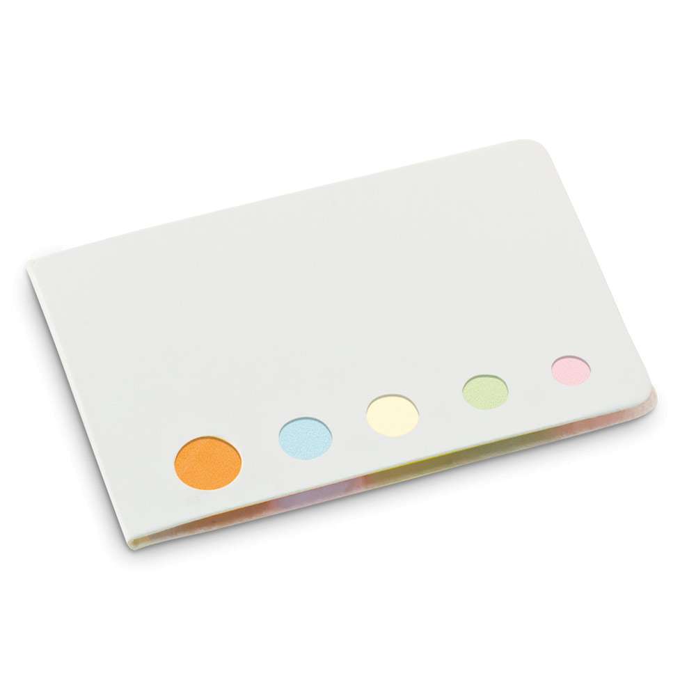 STOOKY Haftnotizblock mit 5 farbigen