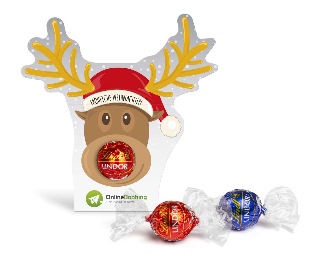 Lindt Lindor Kugel in Werbekartonage 