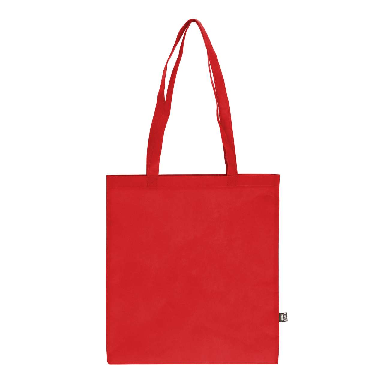 R-PET Tragetasche aus Non Woven mit langen Griffen 38 x 42cm 75g / m²