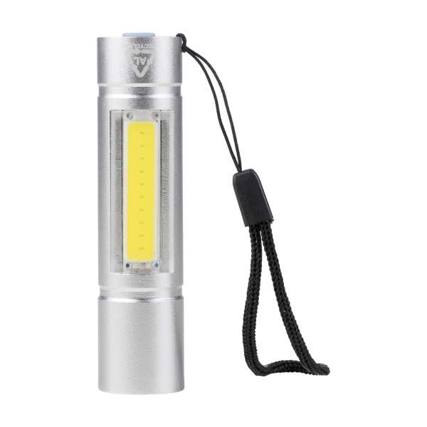Taschenlampe aus recyceltem Aluminium COB Sami