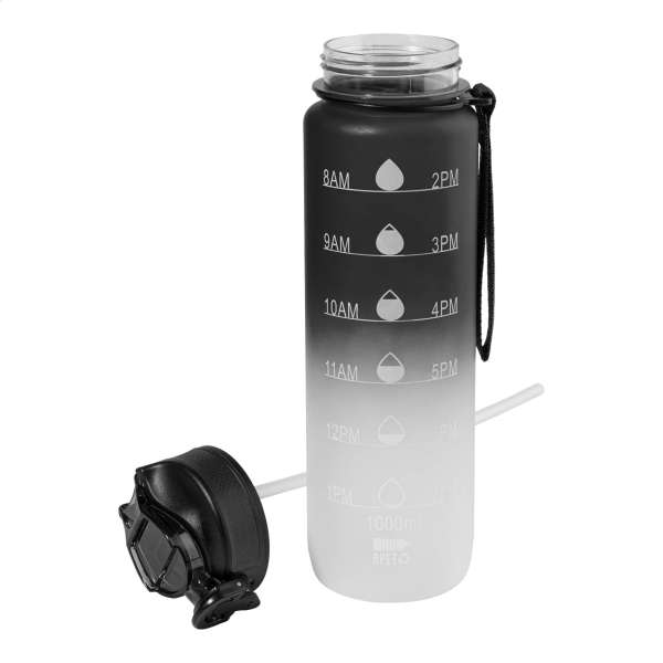 RPET Flasche mit Motivationsanzeige Sipgrade