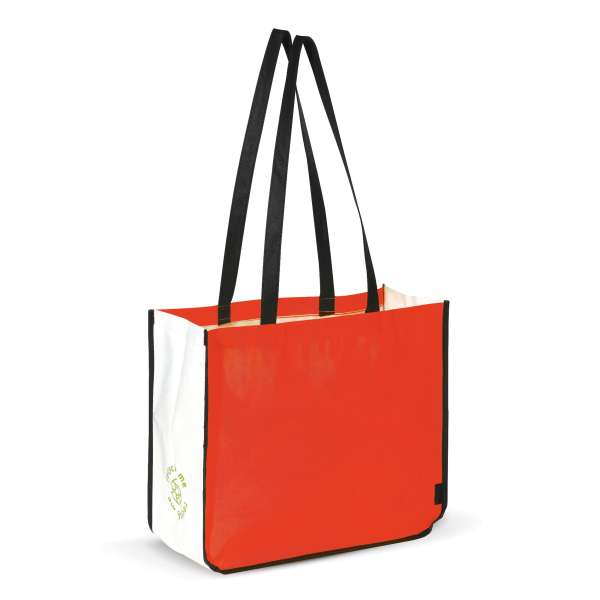 Einkaufstasche im Querformat PP Non-Woven 120g / m²