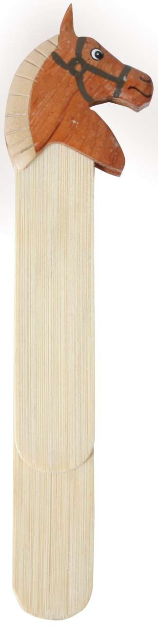 Lesezeichen Holz, sortiert