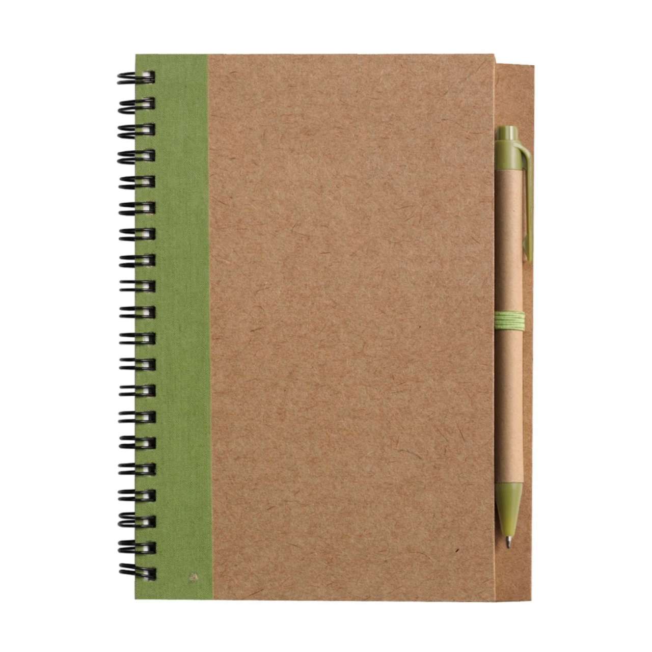 Notizbuch Stella | Recycelter Karton | Liniert | Kugelschreiber