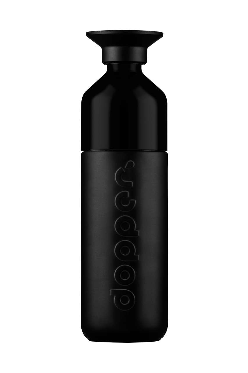 Dopper Black insulated (580 ml) + Flip Straw
