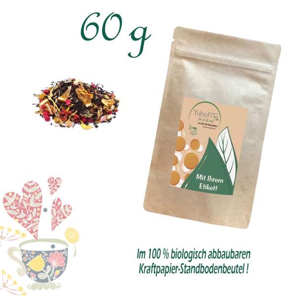 YuboFiT® Schwarzer Tee BACK IN LOVE AGAIN