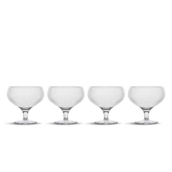 Billi Coupe Glas, 4er-Set aus rPET