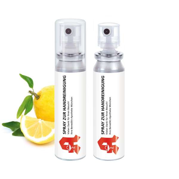 20 ml Pocket Spray - Handreinigungsspray (alk.) - Label