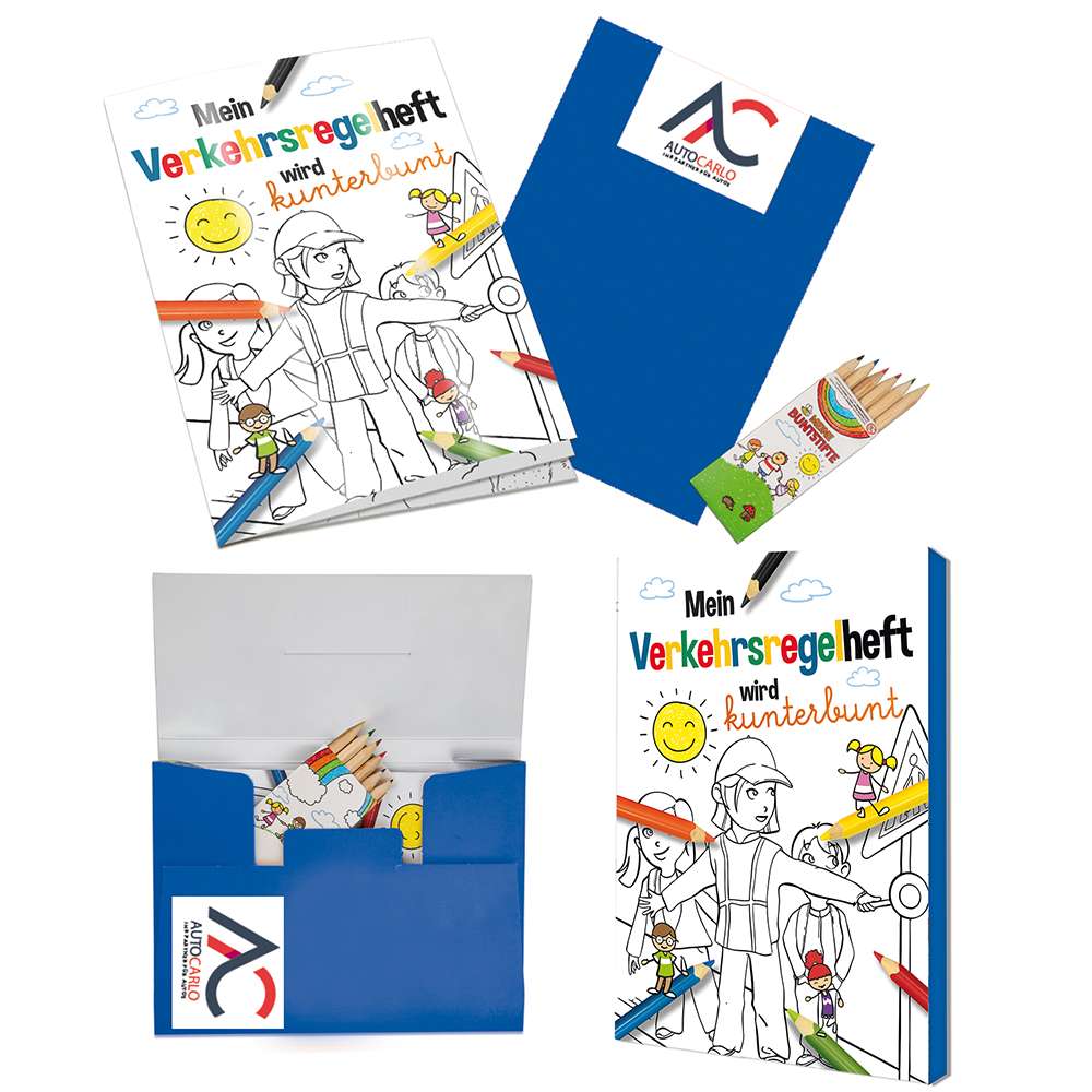 Malbuch / Mal-Set A6 - Verkehr