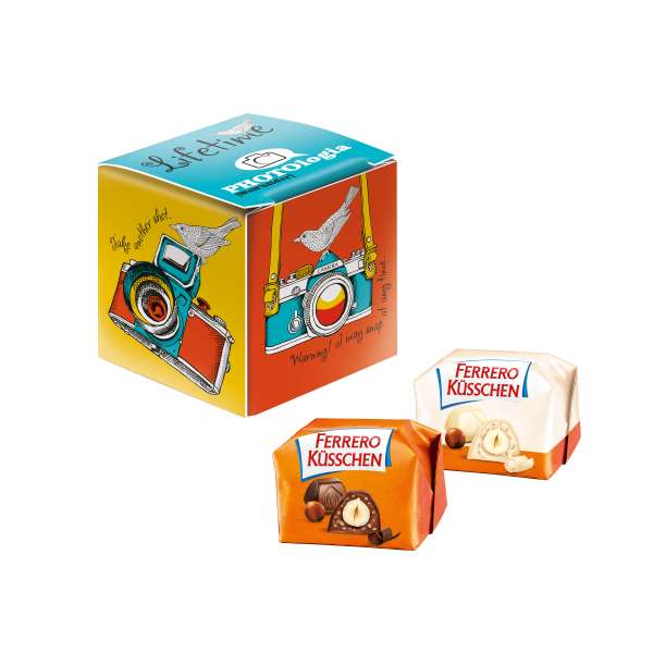 Mini Promo-Würfel mit Ferrero Küsschen