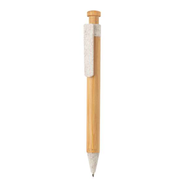 Bambus Stift mit Wheatstraw-Clip