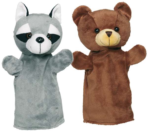 Handpuppen Tiere 4er-Set