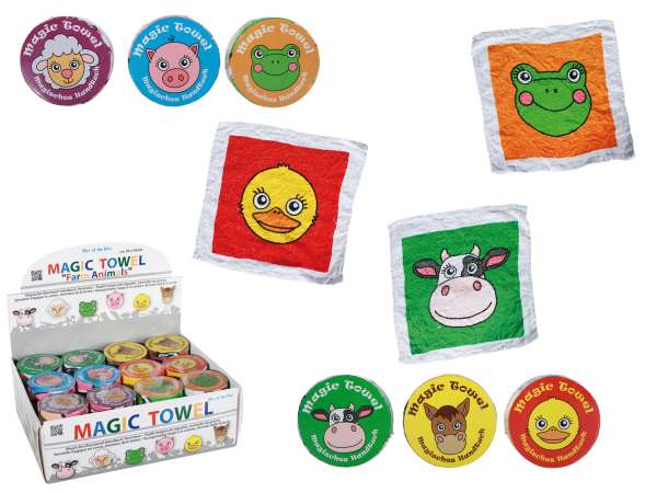 Magisches Handtuch Farmtiere