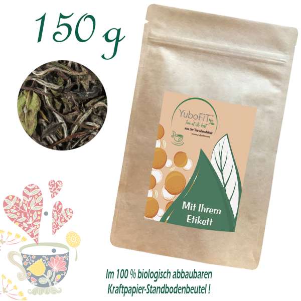 YuboFiT® Bio China White Wings Tee