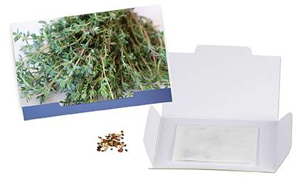 Flower-Card mit Samen