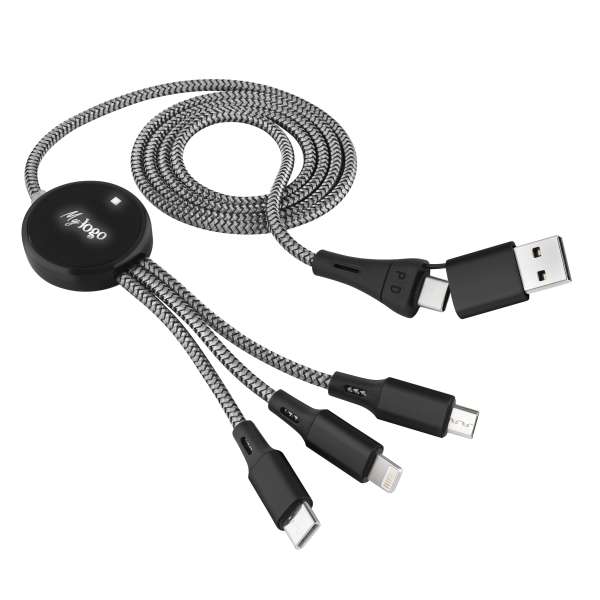 Metmaxx® Ladekabel "LademeisterBusinessClassEvo" anthrazit / schwarz