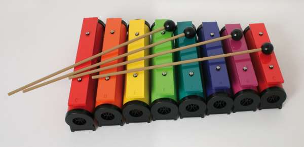 Klangbausteine in Tasche