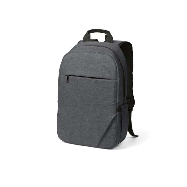 Vilnius 18L Rucksack aus rPET. Fronttasche. Laptops bis 17"
