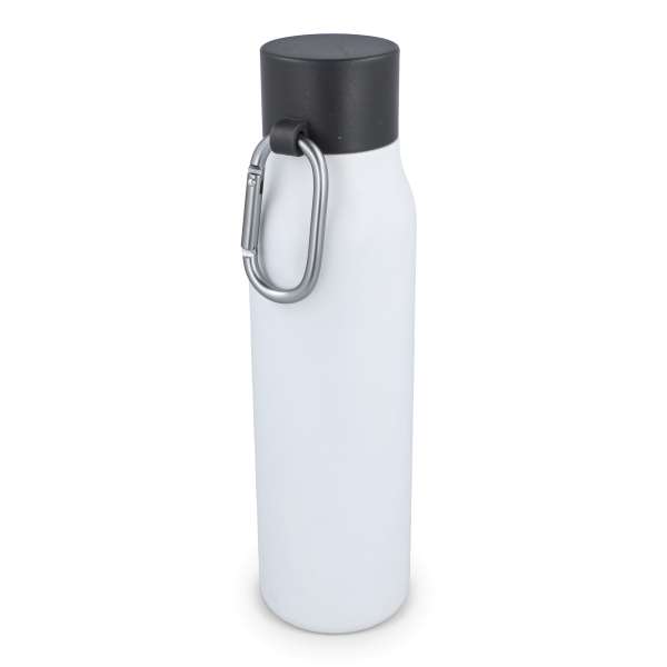 Karabiner mattierte Isolierflasche 600 ml