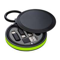 Korpus schwarz, Ring hellgrün