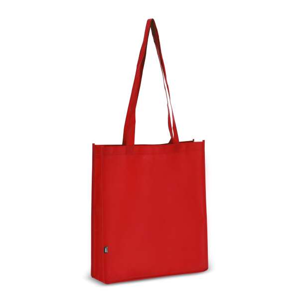 R-PET Tragetasche aus Non Woven 38 x 9 x 42cm 75g / m²