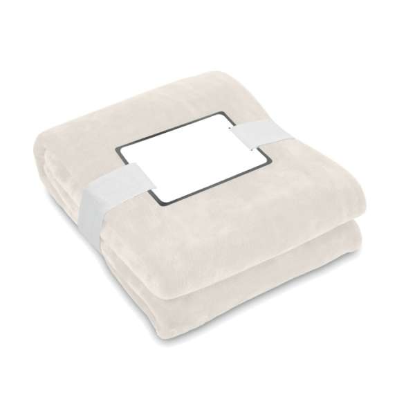 RPET-Flanell Fleece-Decke LOGAN