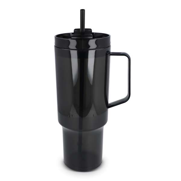 Miami Becher mit Henkel transparent 1,2 l R-PET