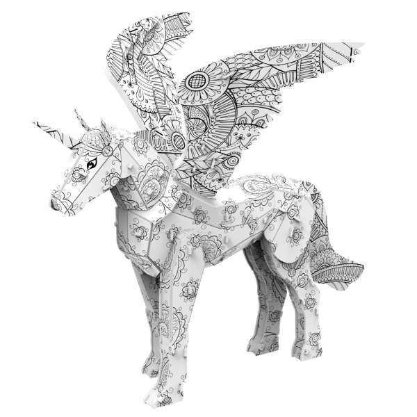 3D Puzzle Buch Einhörner***