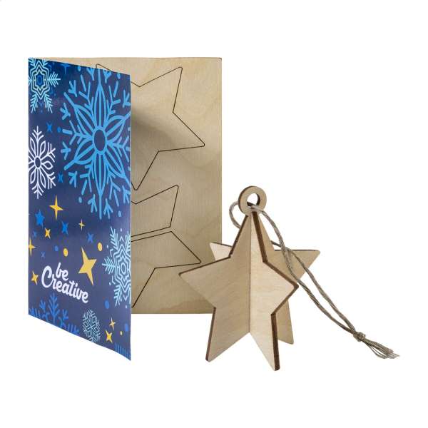 Weihnachtskarte, Stern FestiCard