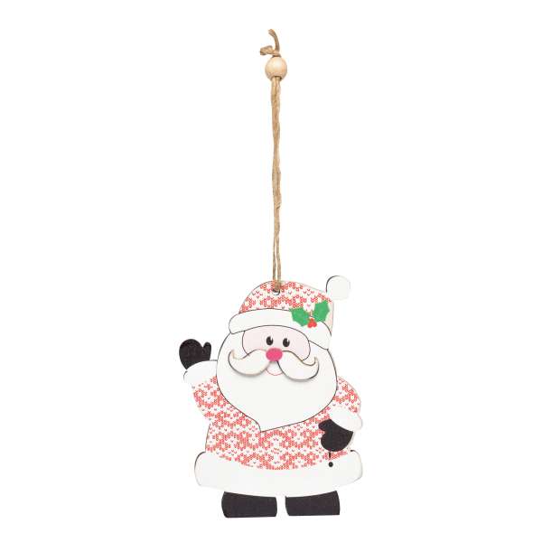 Geschenk- / Baumanhänger WOODEN SNOWI