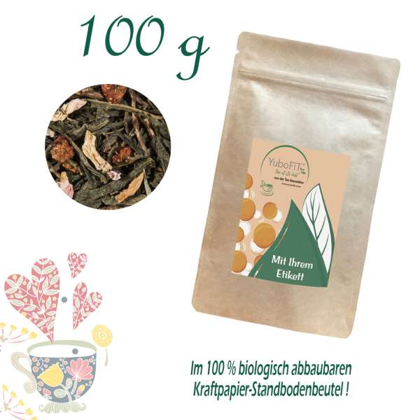 YuboFiT® Blutrote Rose Tee