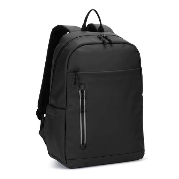NOUMEA Laptop-Rucksack (16") aus PU mit wasserabweisenden Reißverschlüssen