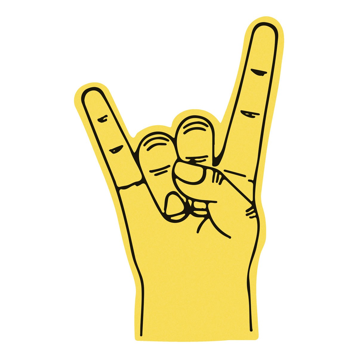 Winkehand aus Schaumstoff ROCKER