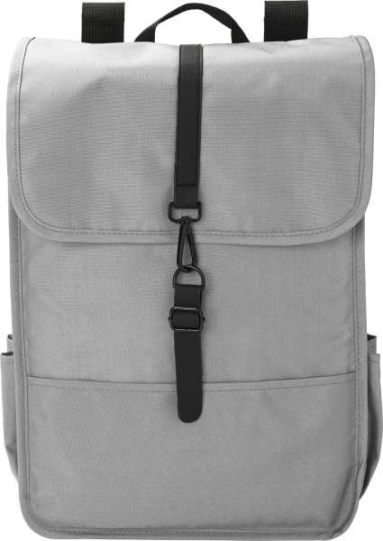 RPET Polyester (300D) Rucksack mit Lasche Lyric