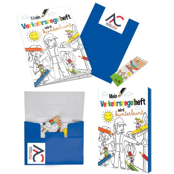 Malbuch / Mal-Set A6 - Verkehr