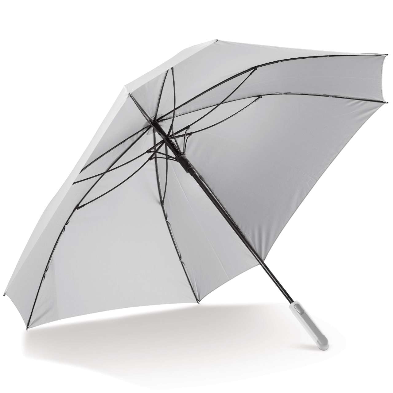 Luxus 27” quadratischer Regenschirm mit Hülle