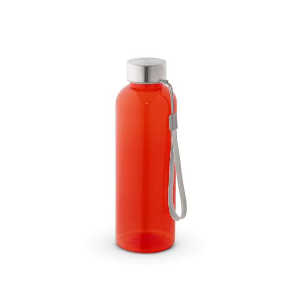 ENDERS M Trinkflasche (600ml) aus recyceltem PET (100% rPET) mit glänzender transluzenter Oberfläche